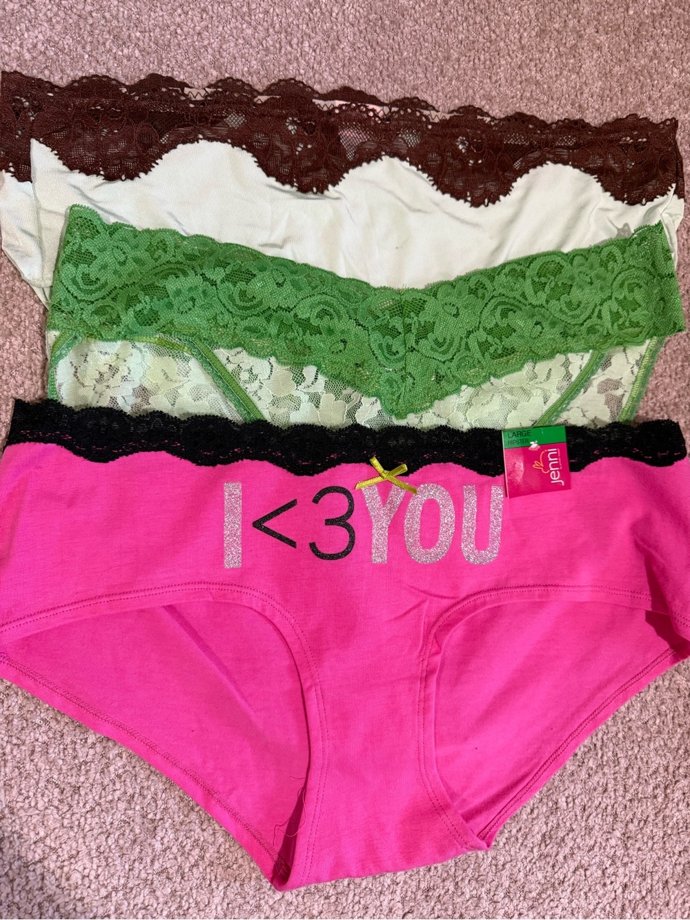 Morgan Taylor, Jezebel & Jenni 3 Lace Panties